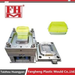 Plastic Injection Thinwall Square Microwave Lunch Box Container Mould