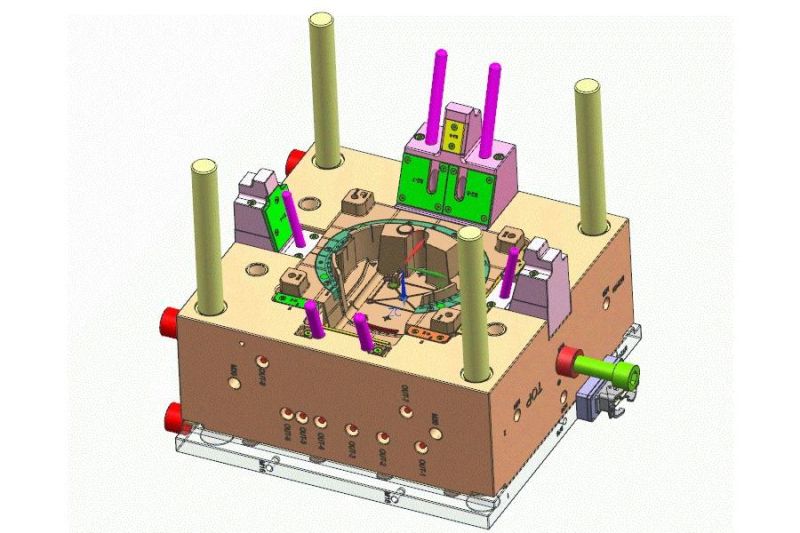 OEM 2K Injection Mold of Plastic Housing for Motorcycle Measurement Instrument