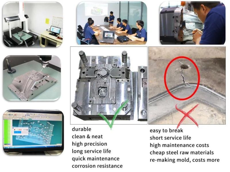 OEM D2 Injection Mould of Plastic Spare Parts for Automotive Appliance