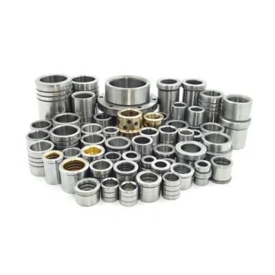 Oilless Bronze Sleeve Bearing Oil Graphite Plugged Flange Without Bolt Hole Type Bushing