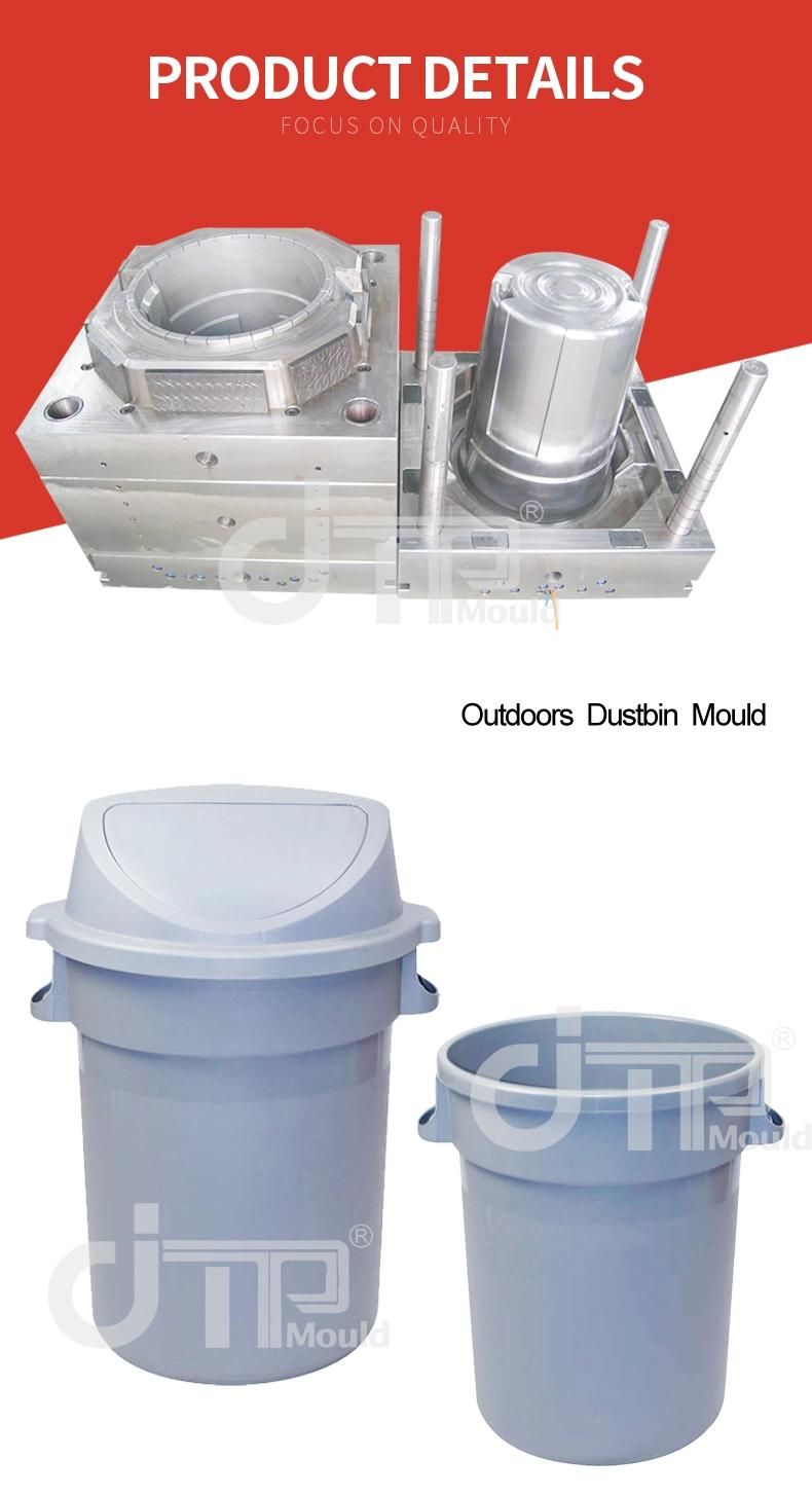 High Quality Household Dustbin Mould Plastic Moulding