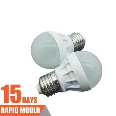 LED Lamp Cover Plastic Injection Molding Mould Housing Molded Parts