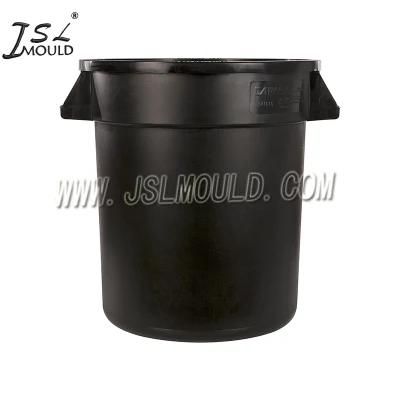 Injection Plastic 10 Gallon Round Waste Container Mold