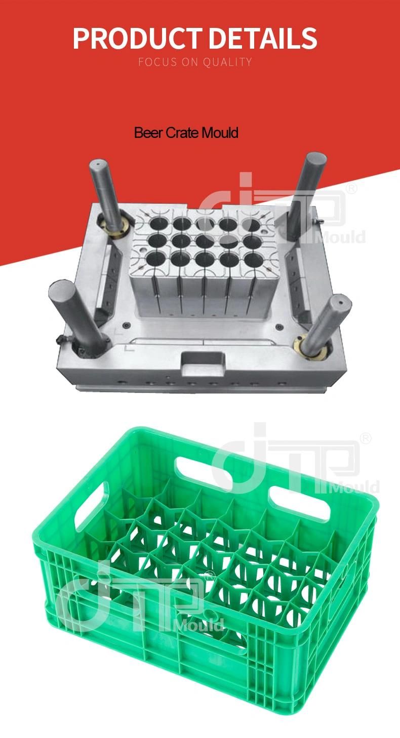 Customized Style&Size Plastic Beer Crate Mould Injection Molding