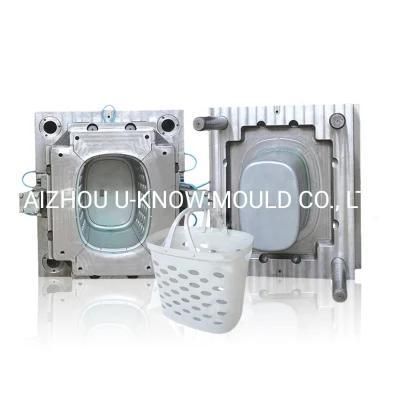 Precise Design Shopping Plastic Basket Mould Basket Mold with Handle