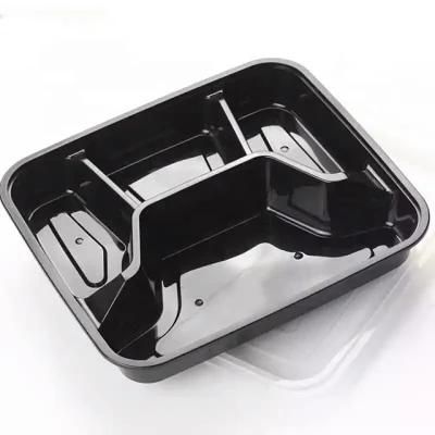 Food Takeaway Packaging Container Wiath Cover Plastic Lunch Box Mould