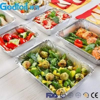 Half Size Deep Steam Table Panfood Packaging Aluminum Foilmicrowave Foil Container