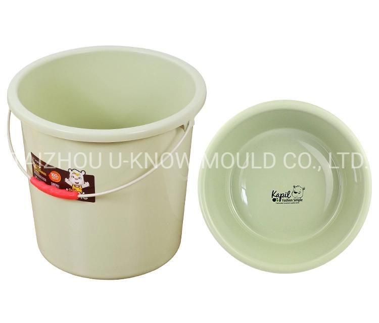 Household Bucket Injection Mould Plastic Bucket Mold with Lid
