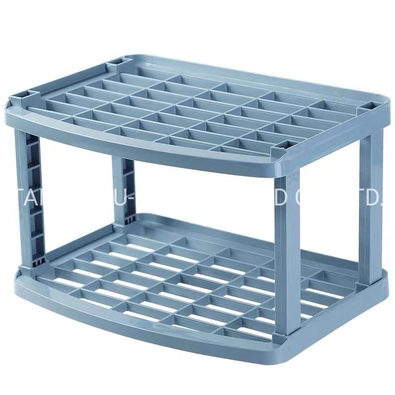 Plastic Multifunctional Desktop Shelf Injection Mould Plastic Multi-Layer Shelf Mold