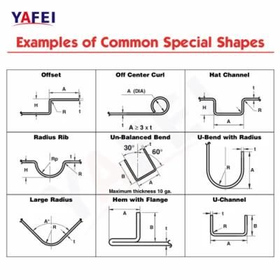 30&deg; 60&deg; Un-Balanced Bend Press Brake Tooling