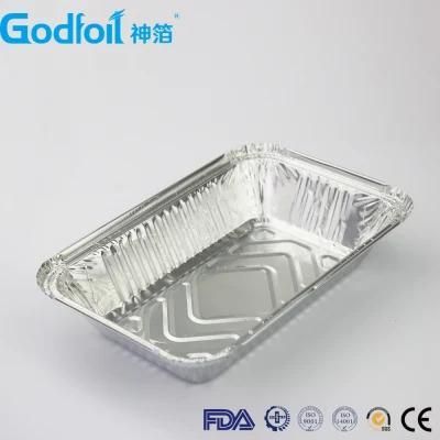 Wide Range of Uses Aluminum Foil Container with Ovenable/Microwaveable/Retortable