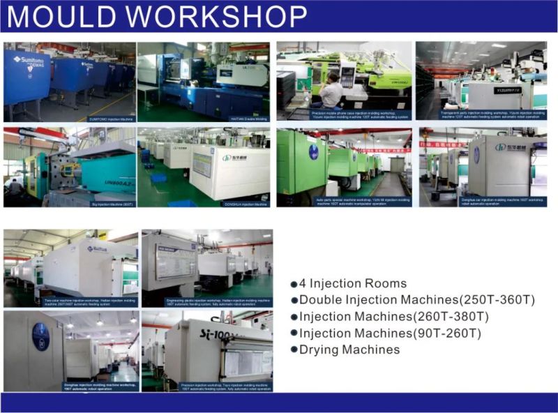 Double Colour Rotational Shot Plastic Injection Moulding