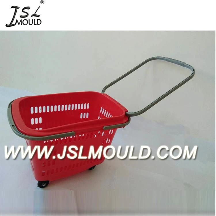 Injection Plastic Hand Held Shopping Basket Mould