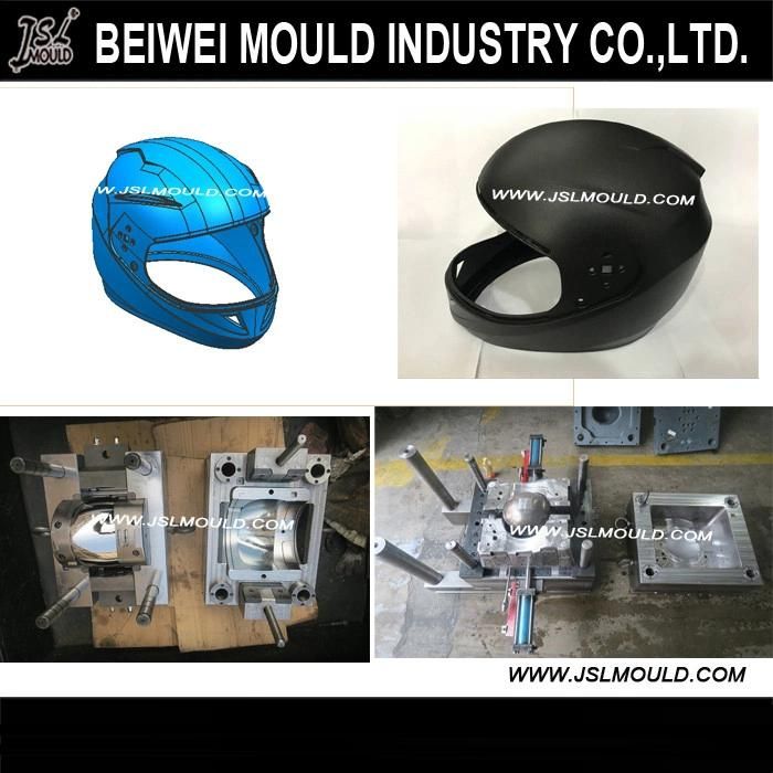 Taizhou Mold Factory Custom Injection Plastic Full Face Motorcycle Helmet Mould