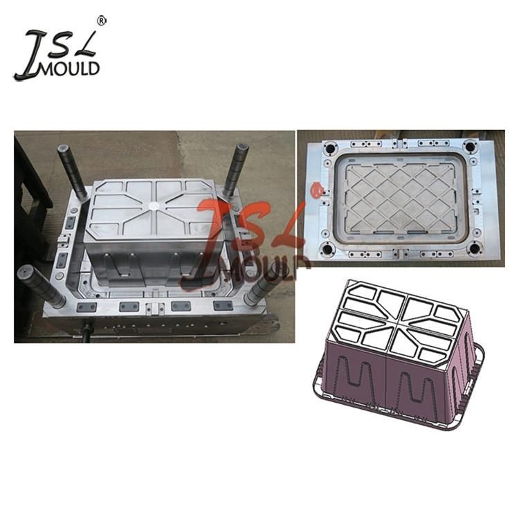 Taizhou Mold Factory Manufacturer Quality Customized Injection Plastic Turnover Jumbo Crate Mould