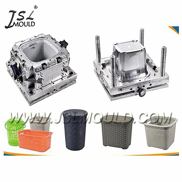 Taizhou Injection Plastic Rattan Laundry Basket Mould