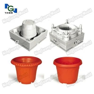 Plastic Injection Round Flower Pot Mould