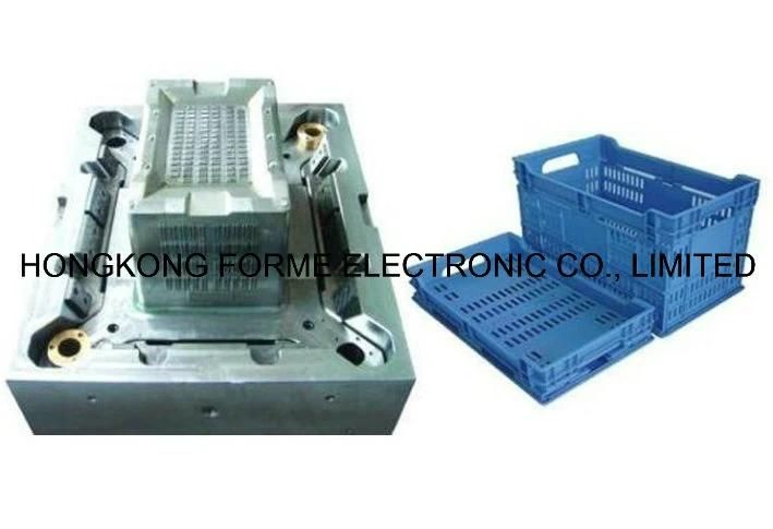 Plastic Crate Injection Mould Design Manufacture Turnover Box Mold