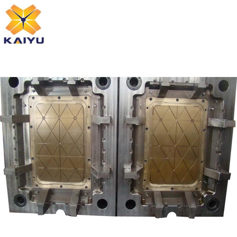 Customiaed Different Size Plastic Basket Mould 2 Cavity Crate Mold