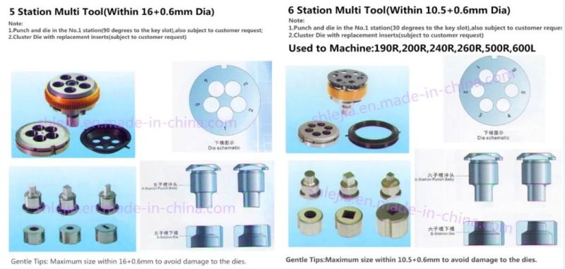 Trupunch Machine Universal Multi Tooling System & 10 Station Multi Tooling