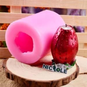 Lz0001 Strawberry Shape Silicone Mold for Candle Making