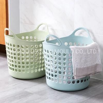 Plastic Dirty Cloths Basket Injection Mould Plastic Landury Basket Mold