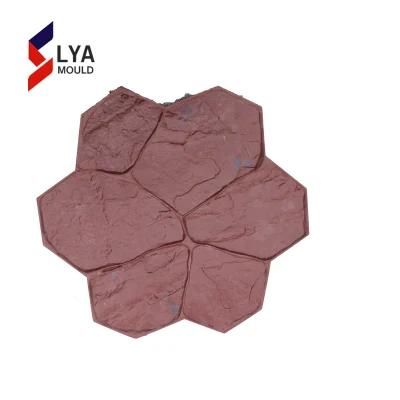 Company Patterns Flexible Rubber Concrete Stamp Mats Mould