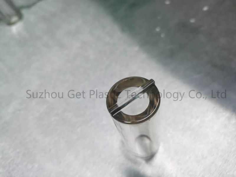 Transparent Plastic Pipe Fittings by Injection Mold in Plastic Factory