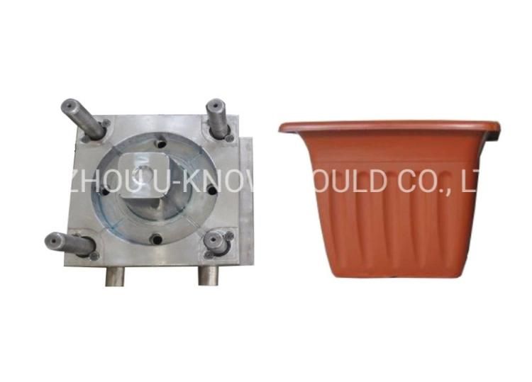 Square Plastic Flower Pot Injection Mould Plant Pot Mold for Garden