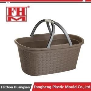 Household Products Plastic Injection Turnover Basket Moulds