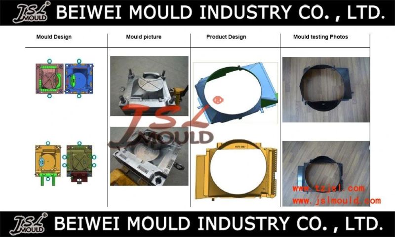 OEM Custom Injection Plastic Auto Cooling Shroud Mould