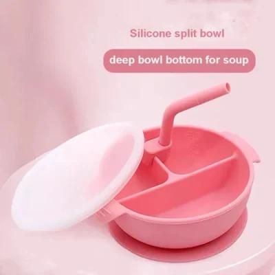 Suction Bowl Plate Tableware Silicone