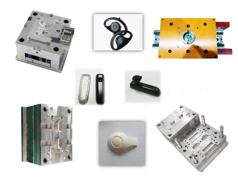 Electronic Wireless Bluetooth Headset Plastic Case Multi Cavity Injection Mold