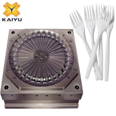 Custom High Quality Disposable Plastic Injection Cake Fork Mould