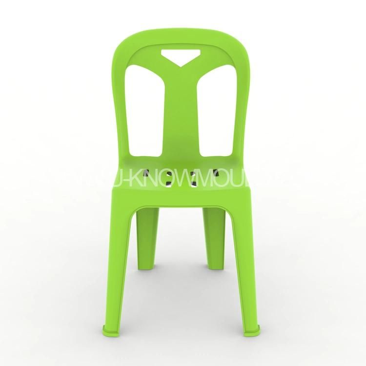 Antiskid Thickened Backrest Plastic Armless Chair Mould/Plastic Injection Chair Mold