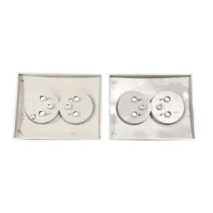 Plastic Parts for Injection Molded Round Electrical Equipment Switch Socket Housing