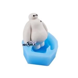 R1619 3D Baymax Shape Silicon Mold for Soap, Ice Cream, Chocolate, Craft and So on