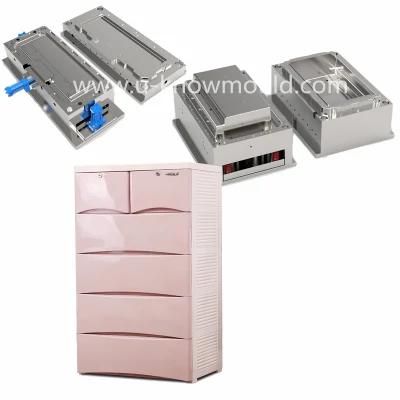 Cabinet Plastic Mould Custom Design Injection Plastic Drawer Moulding