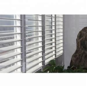 Plastic Window Louver Frames One Way Window Blinds