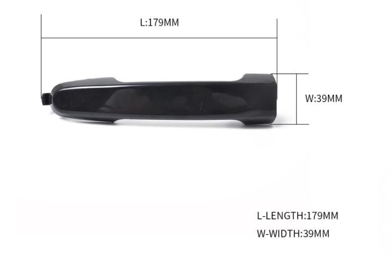 Auto Outside Push Pull Plate Modern Front Rear Door Handle