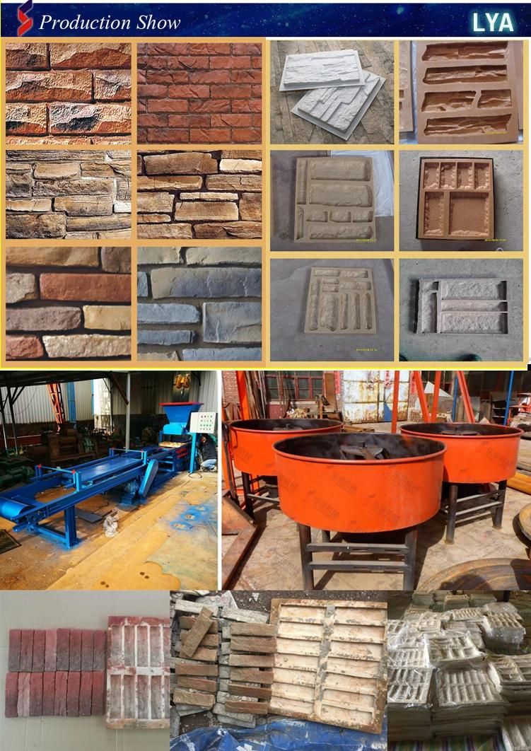 Artificial Cultured Stone Forms Silicone Rubber Molds for Concrete