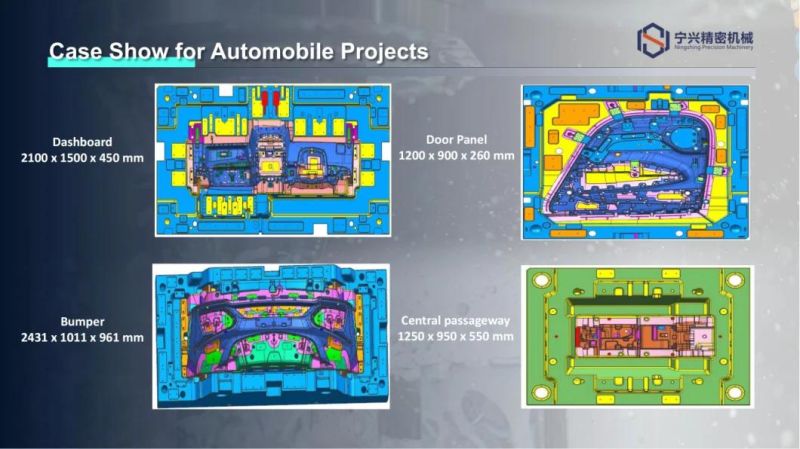 Mold Base Automobile Instrument Panel/Plastic Injection Mould/Automobile Deflector/High Pressure Die Casting