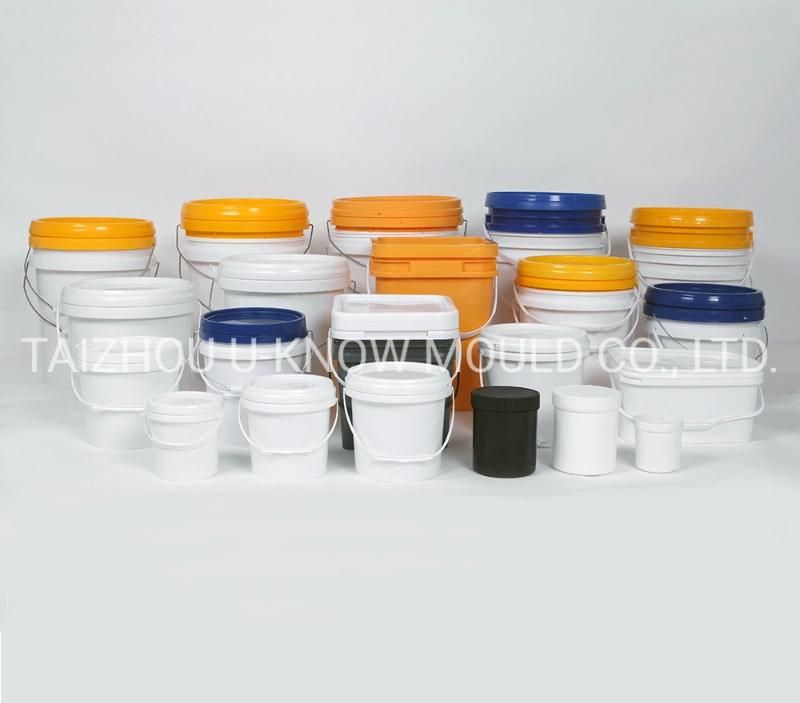 Plastic Injection Moulding Painting Pail Bucket Mold