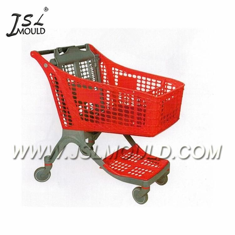 Quality Custom Made Injection Supermarket Plastic Shopping Cart Trolley Mould