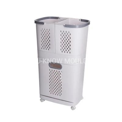 Plastic Household Landury Basket Injection Mould Plastic Leach Basket Mold