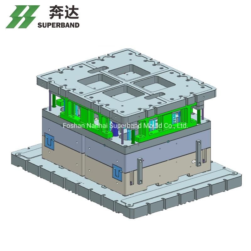 Die Casting 2 Cavity Counter Pressure Subframe Mold