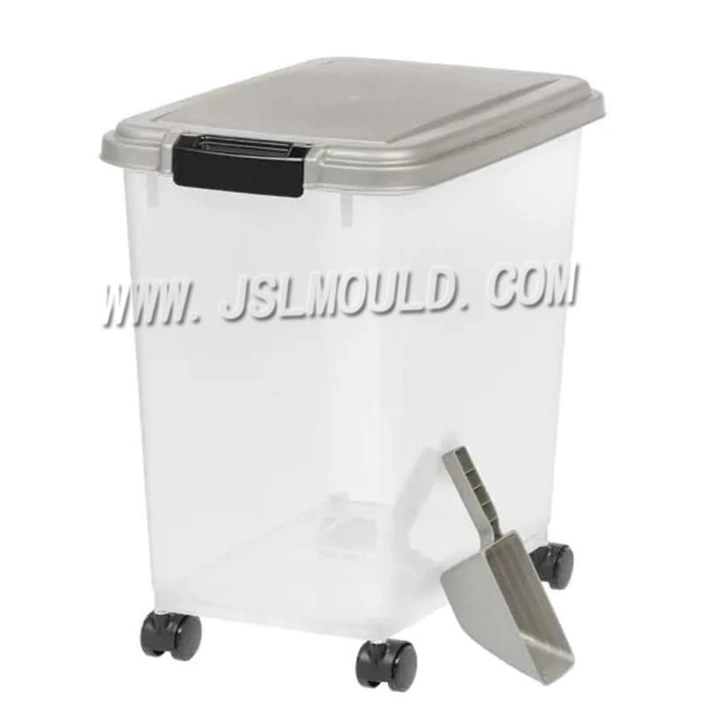 Injection Plastic 55 Quart Pet Food Storage Bin Container Mould