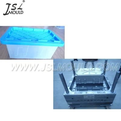 Heavy Duty Injection Plastic Storage Tote Bin Mould