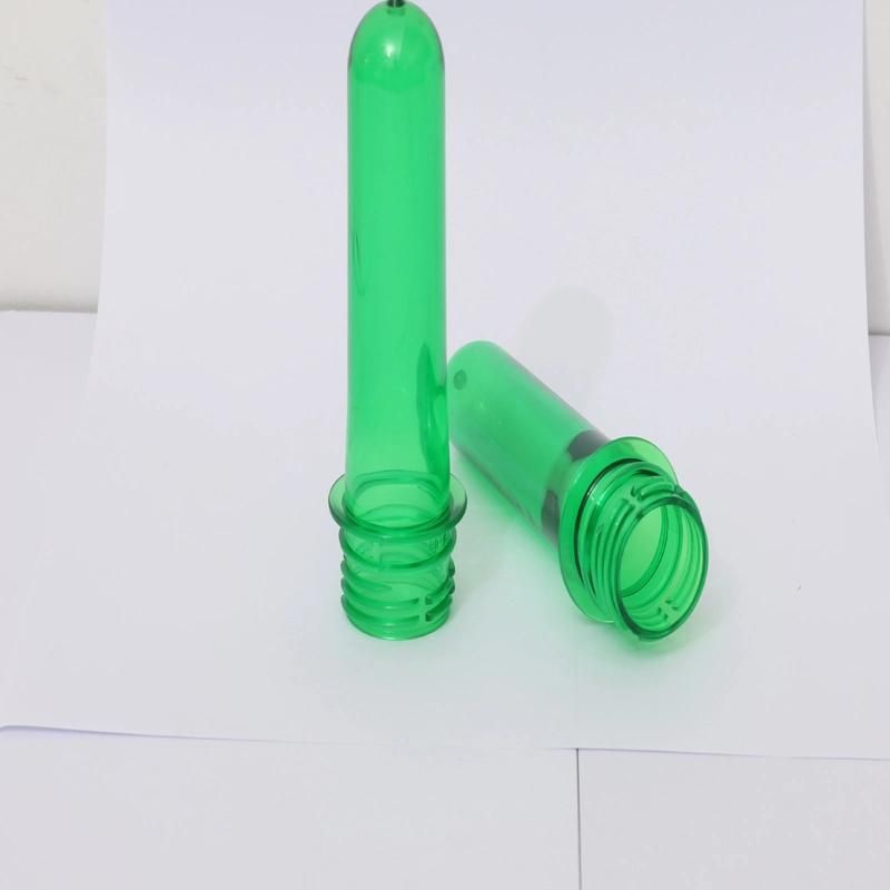 28mm Pco Green Color Pet Water Preform/Pco 28mm Neck Pet Preform