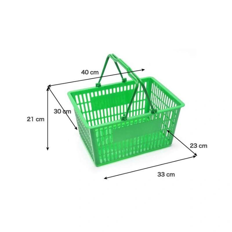 738h Plastic Injection Mold for Recycled Store Hand Shopping Basket